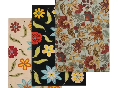 Rug Set 2320 3D model