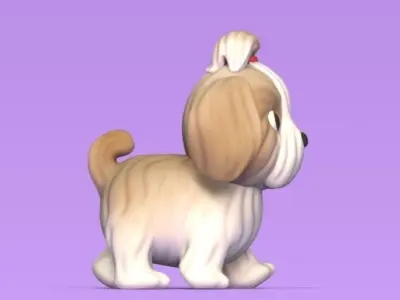 Dog Shih Tzu 3D print model
