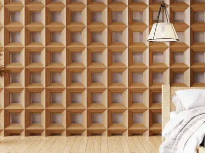 Wall wood V29 for your interior wall wood  3D model