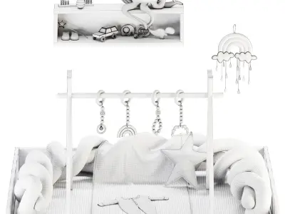 Kids Room Decoration 09 3D model