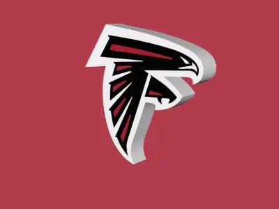 Atlanta Falcons Team Logo 3D model