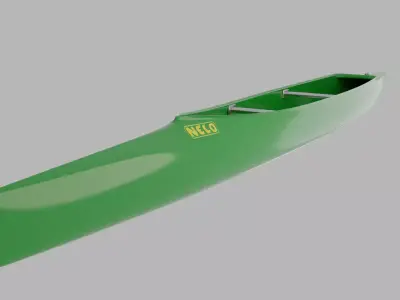 Sprint canoe - Nelo C2 CINCO 3D model