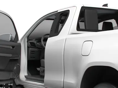 Toyota Hilux Xtra Cab HQ Interior 2024 3D model