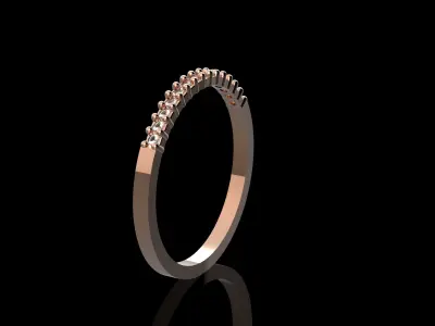 Light Diamond Ring 3D Print Model 3D print model
