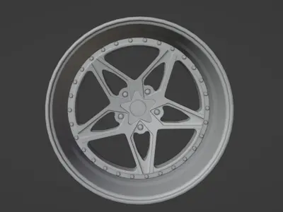 Sevenk Zion R scalable and printable rims 3D print model
