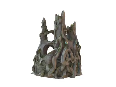 Enchanted Maze Tower Low-poly 3D model