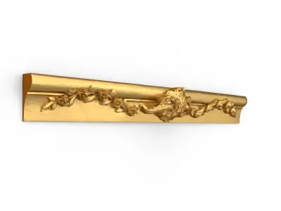Classic decor ornament carved 31 3D model