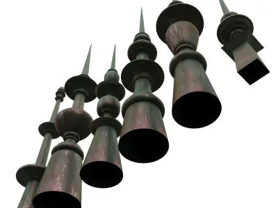 Architectural Metal Finials 0098 07-12 3D model