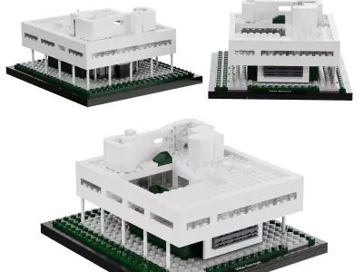 Lego Architecture - 21014 Villa Savoye 3D model