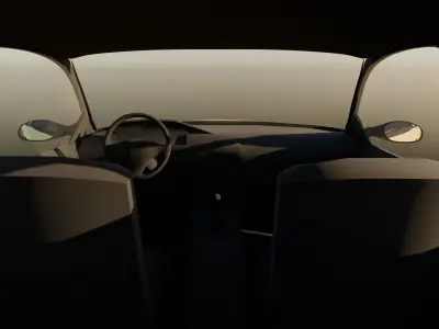 kia Sephia 1993 jordanian taxi model full rigged Low-poly 3D model