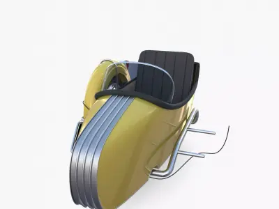 Motorcycle sidecar 3D model