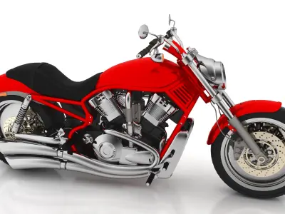 Chopper Biker 3 - 4K 3D model