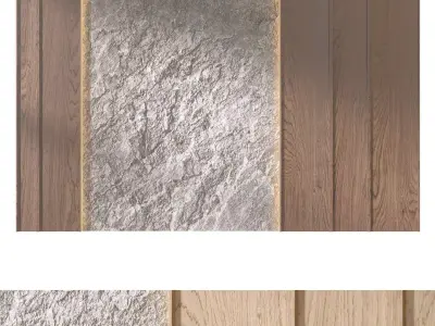 3D wall panel 03 3D model