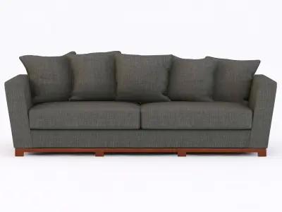 portland modern sofa 3D model