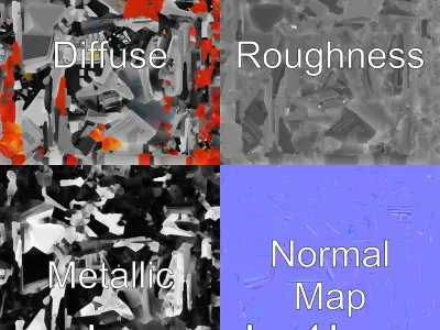 Cybernetic Energy Control System with Efficiency Recommendations Low-poly 3D model