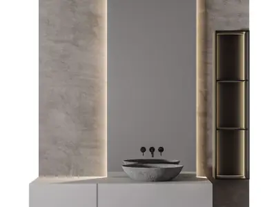 Luxury Bathroom 131 3D model