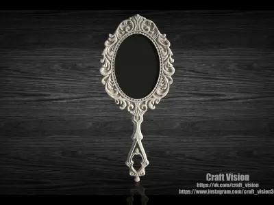 Mirror ornate 3D print model