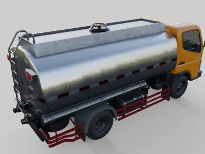 Mitsubishi Fuso tank truck 3D model