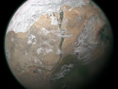 Desert Planet 07 Free 3D model