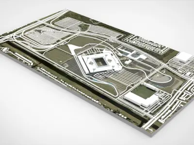 Miami International Speedway Florida United States 3D model