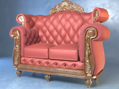 sofa classic 3D model