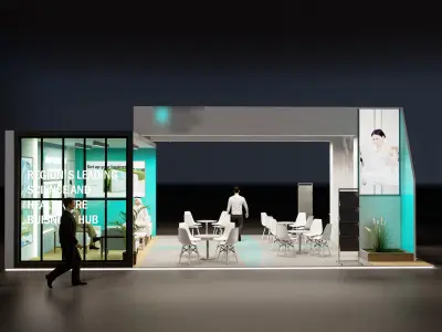 Exhibition stand  3D model