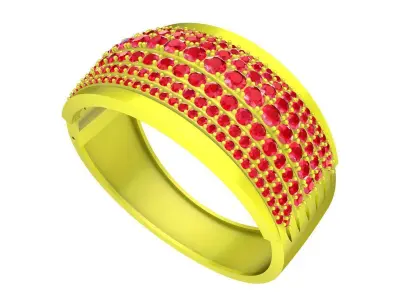 6271 Luxury Diamond Bangle 3D print model