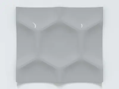 Decorative seamless Wall Panel 3D print model
