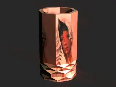 My first vase Low-poly 3D model