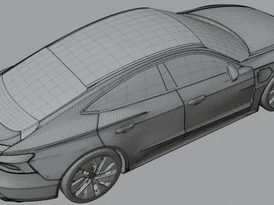 Audi E tron 3D model