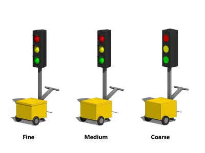 Portable Traffic Lights - Revit Family 3D model