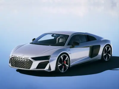 Audi R8 Coupe 2021 Low-poly 3D model