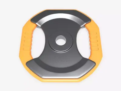Weight disk with handles 3D model