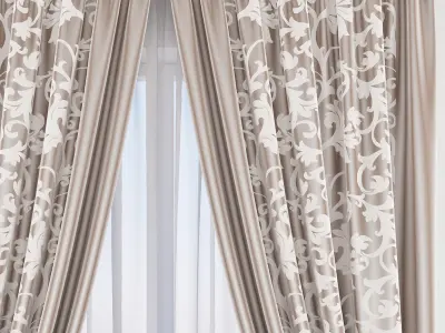 Set 59 Curtains 3D model