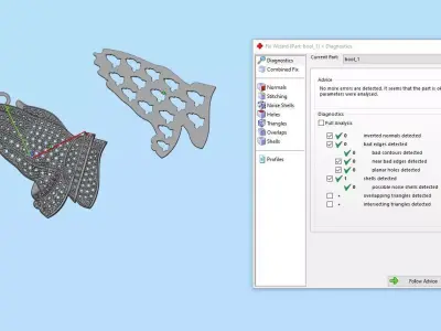 Praying Hands Pendant Jewelry Gold 3D print model