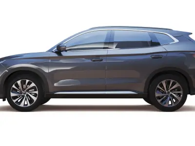 2023 BYD SONG PLUS DM-i With Interior 3D model