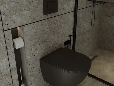 Bathroom001 3D model