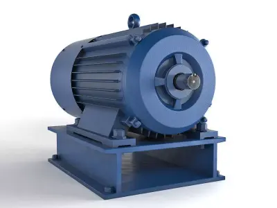 Electric motor 3D model