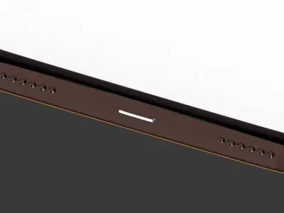 Apple iPhone 15 Pro In All Official Colors and Dimensions Low-poly 3D model