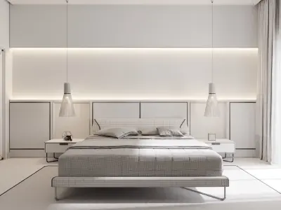 Apartment Bedroom 3D model