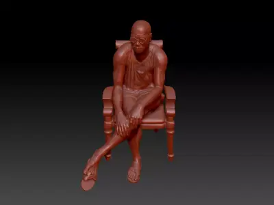 Fire Cloud Goddess 3D print model