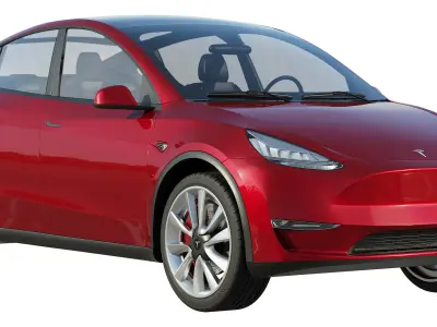 Tesla model Y 2020 3D model from CGTrader