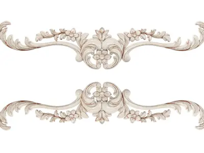 Classic carved 207 3D model