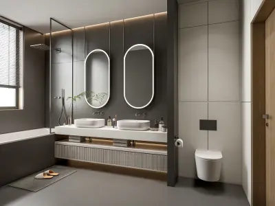Bathroom 64 3D model