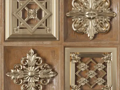 9square-ornament 3D model