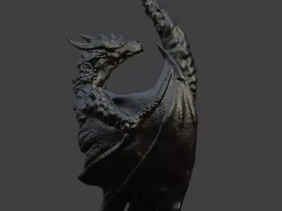 dragon 3D print model 6