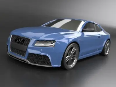 Audi rs5 2011 redesigned 3D model