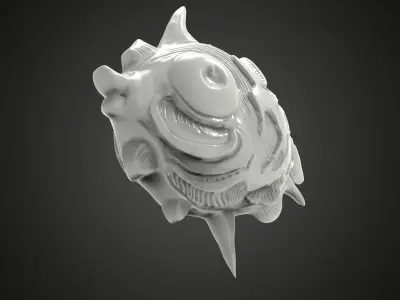 Decorative fish 3D print model