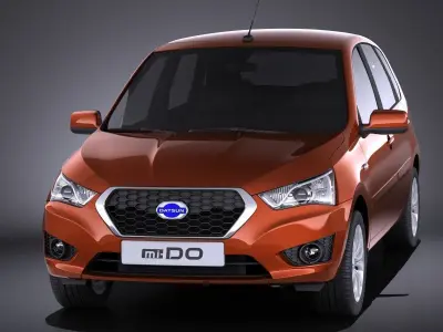 Datsun Mi-Do 2015 VRAY 3D model