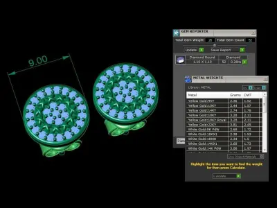 Earring Jewelry 3D print model